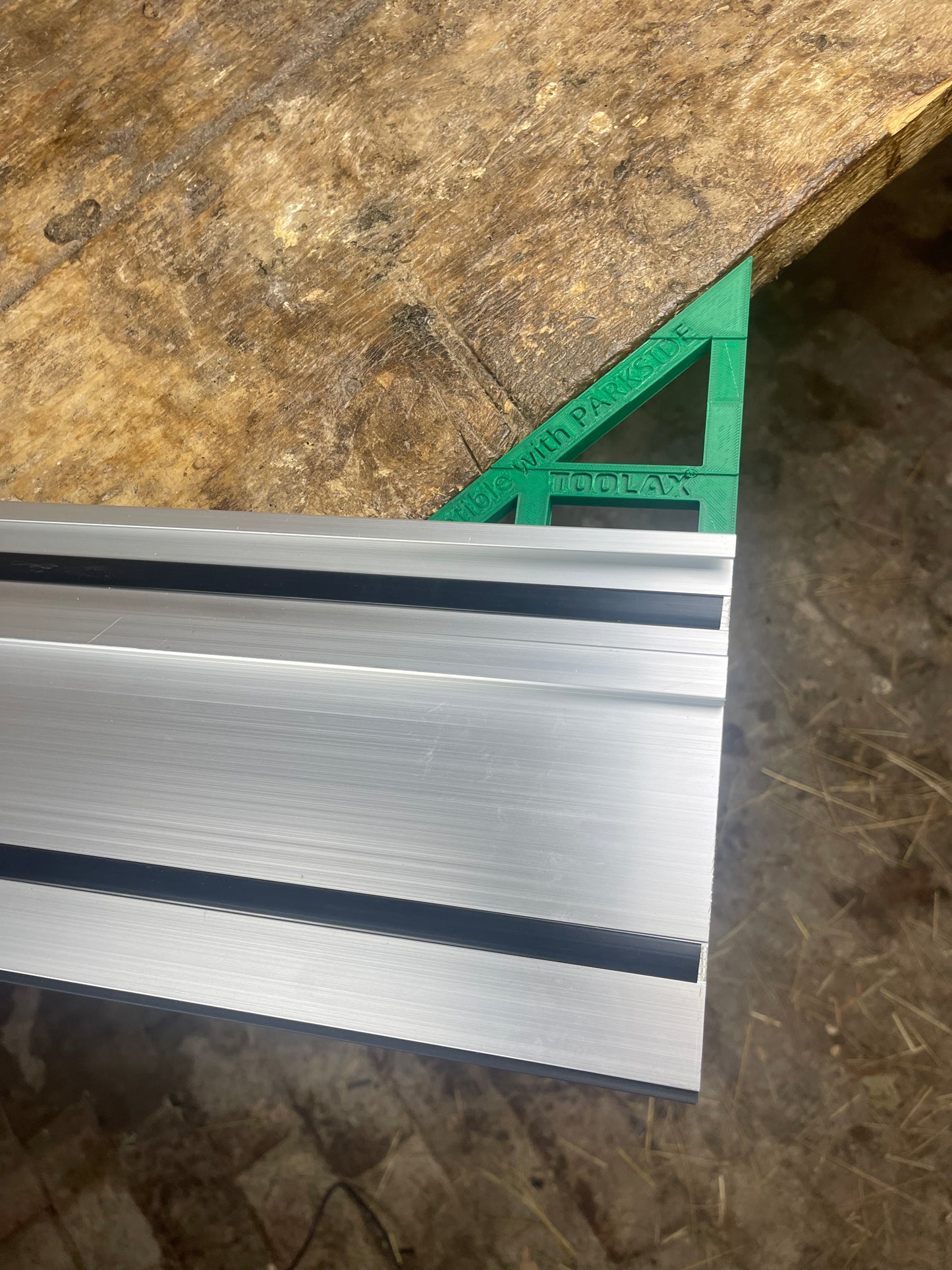 TOOLAX Track Saw Bundle for Parkside G-Clamp All-In-One + 45&90 Degree Angle Guide Rail Stop