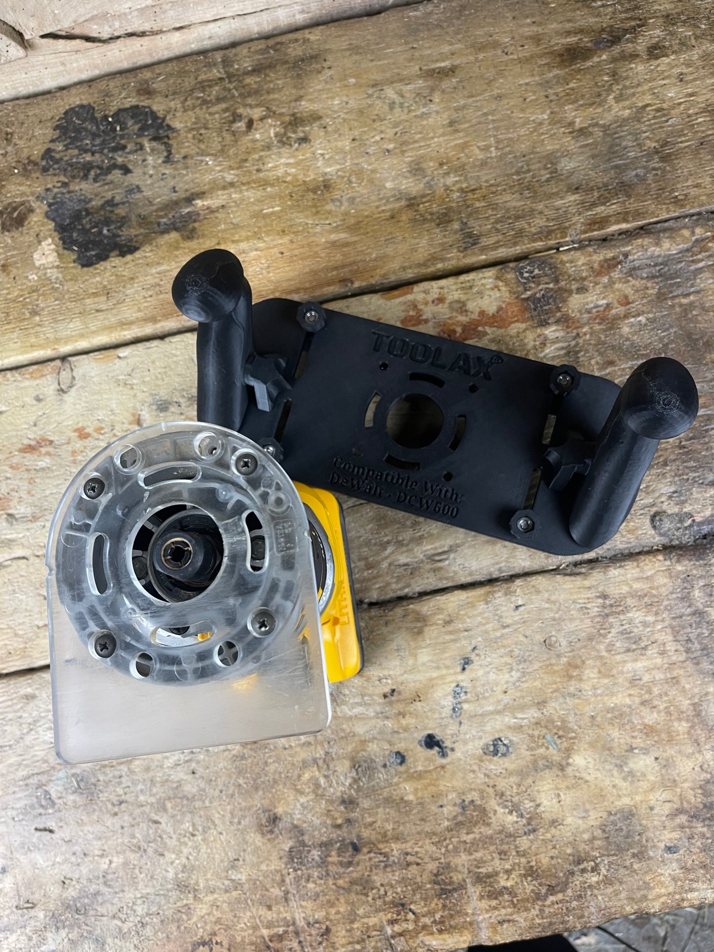 Dewalt DNP612 / DCW600 / DCW611 Router Plunge Base Jig for making mortises / slot mortises / grooves