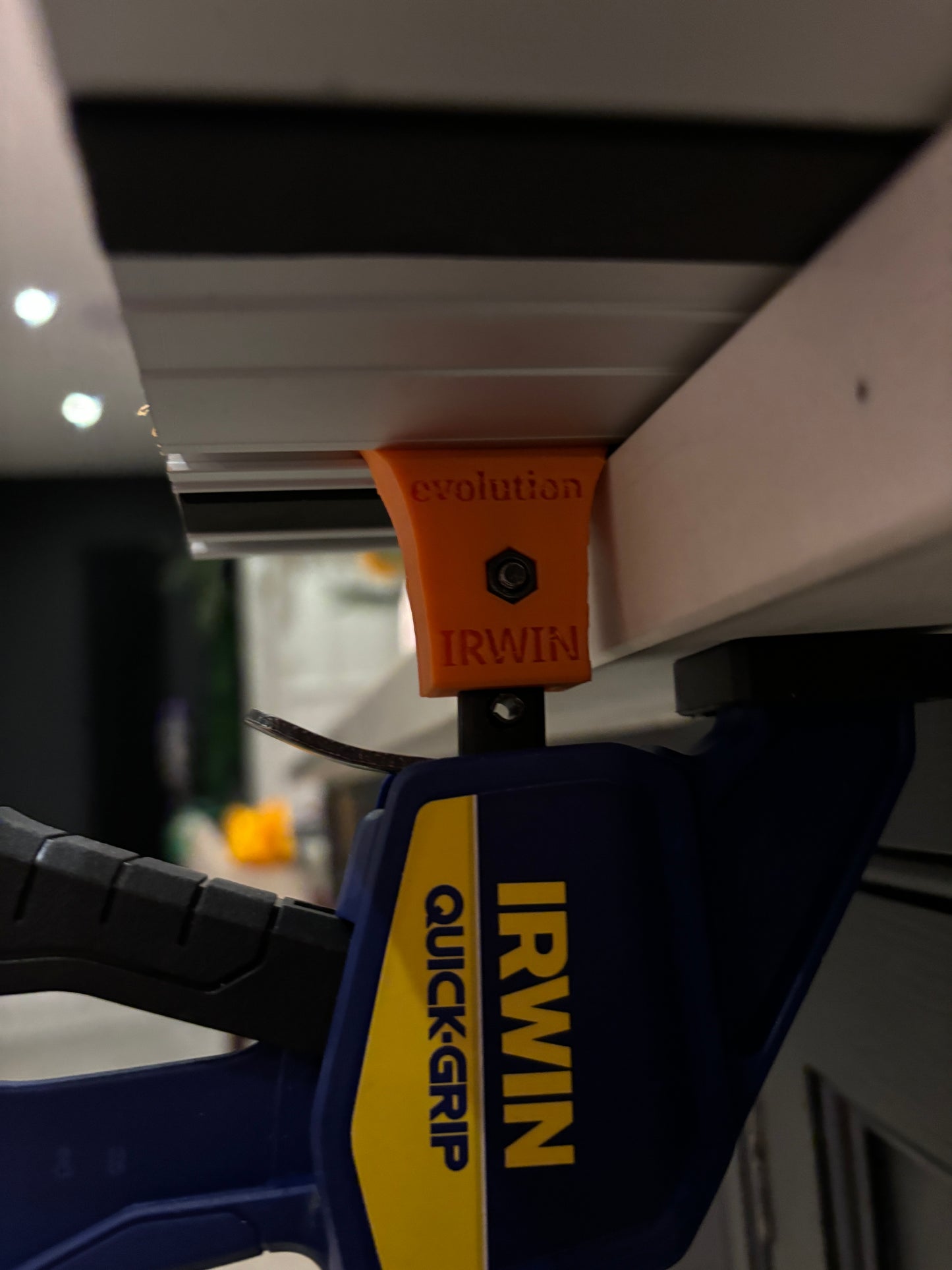 Evolution track Saw guide rail clamp feet (PK 2) - For Irwin Quick Grip