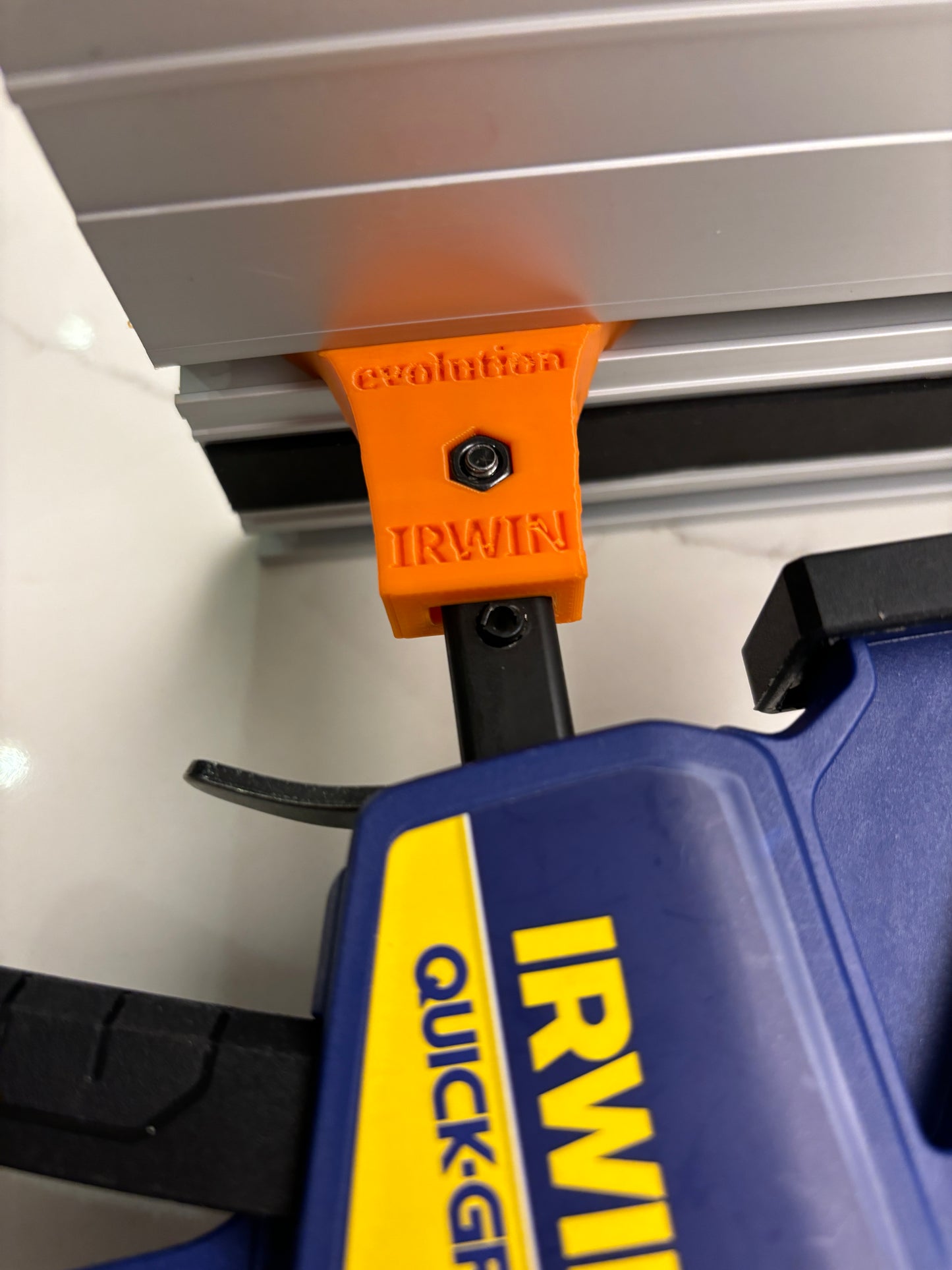Evolution track Saw guide rail clamp feet (PK 2) - For Irwin Quick Grip