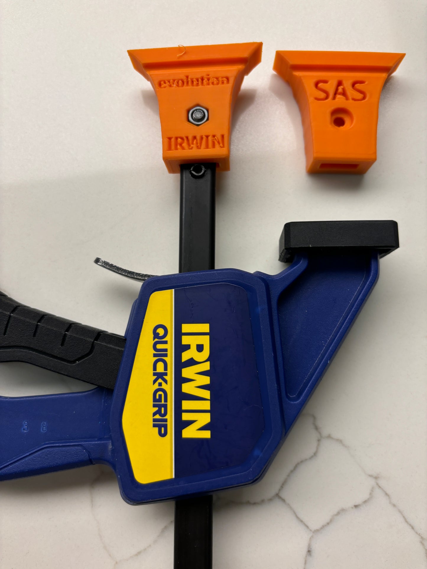 Evolution track Saw guide rail clamp feet (PK 2) - For Irwin Quick Grip