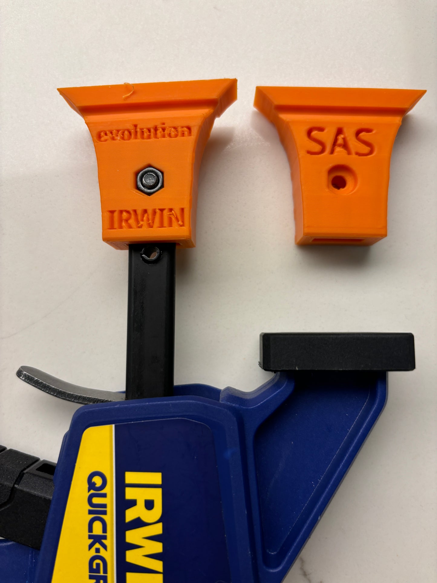 Evolution track Saw guide rail clamp feet (PK 2) - For Irwin Quick Grip