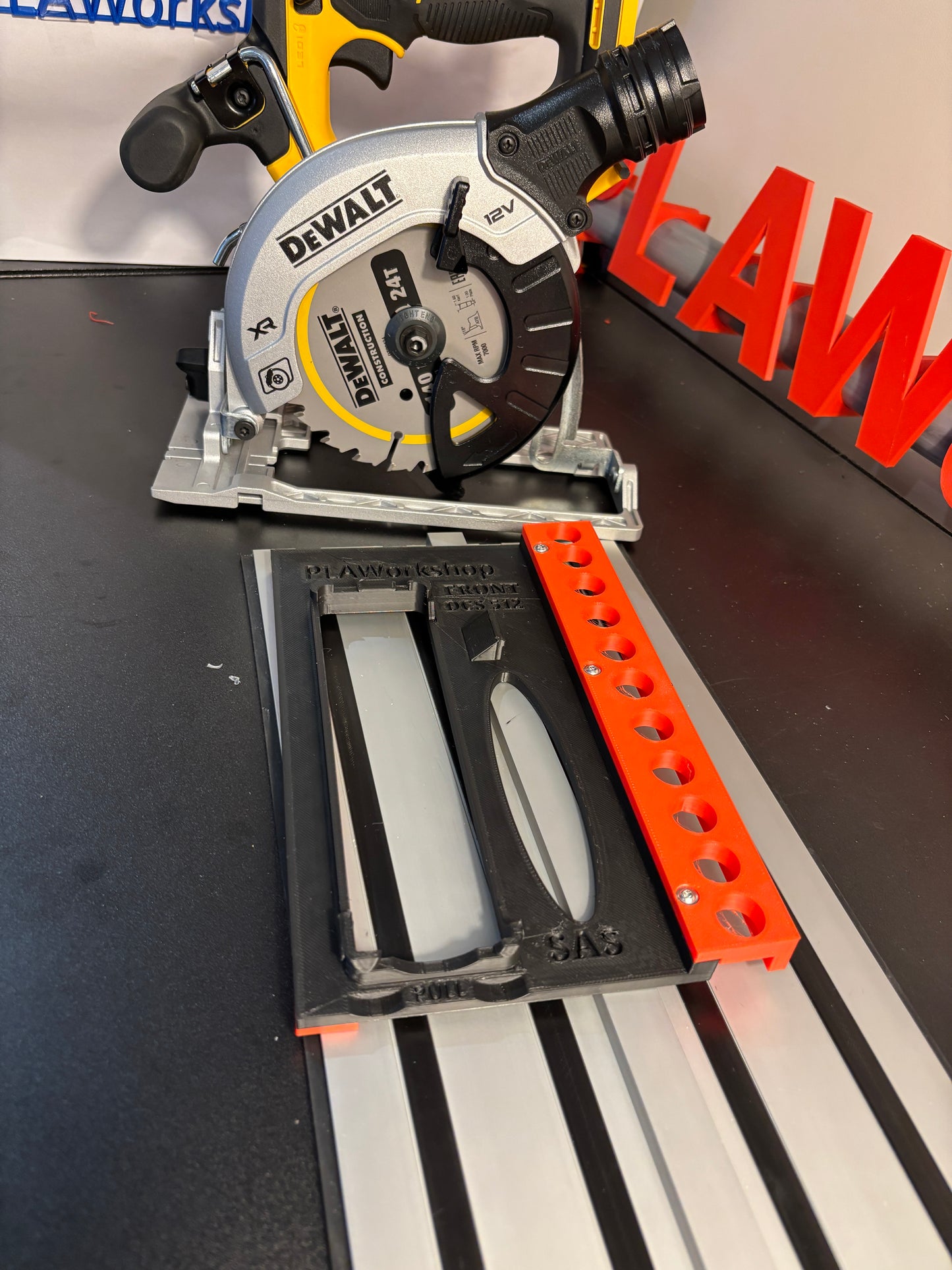 Dewalt DCS512 Adaptor base / Skid plate for Circular Saw to fit Dewalt Guide rail