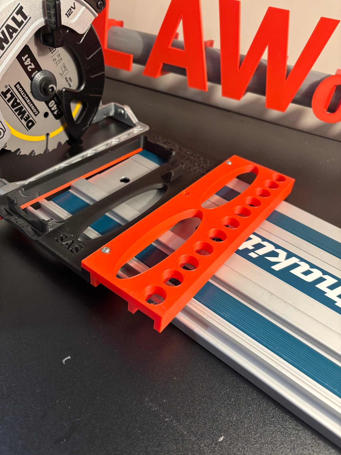 Dewalt DCS512 Adaptor base / Skid plate for Circular Saw to fit Makita Guide rail