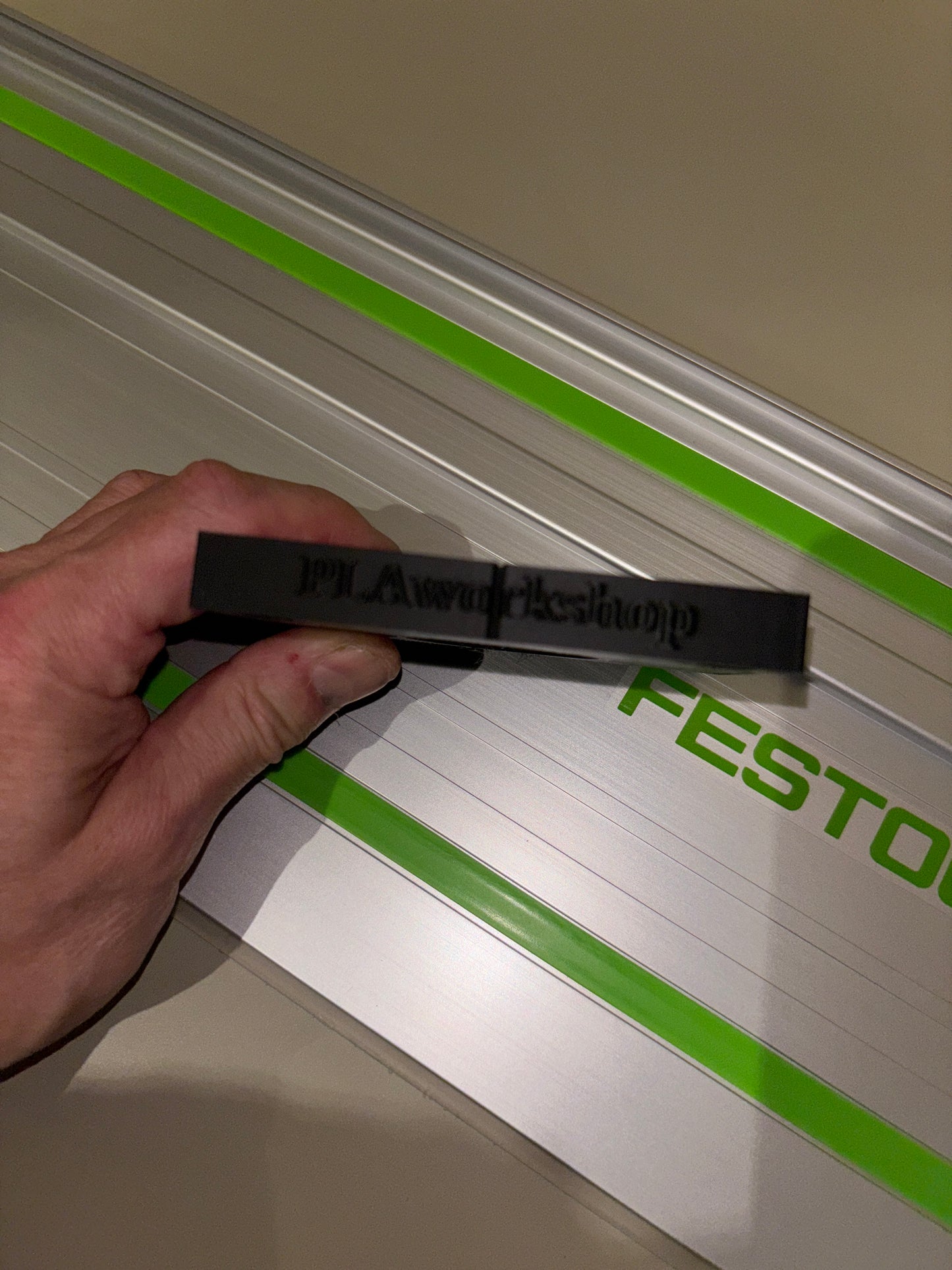 Bosch PR20EVS Trim Router Plunge Base Guide Rail Adapter to Festool Track / Guide Rail