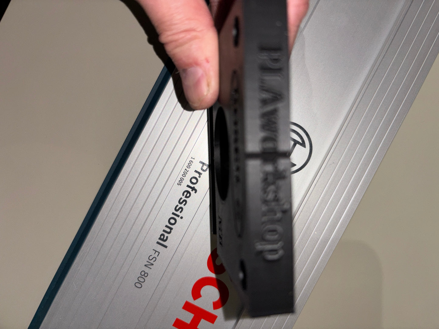 Bosch PR20EVS Trim Router Plunge Base Guide Rail Adapter to Bosch Track / Guide Rail