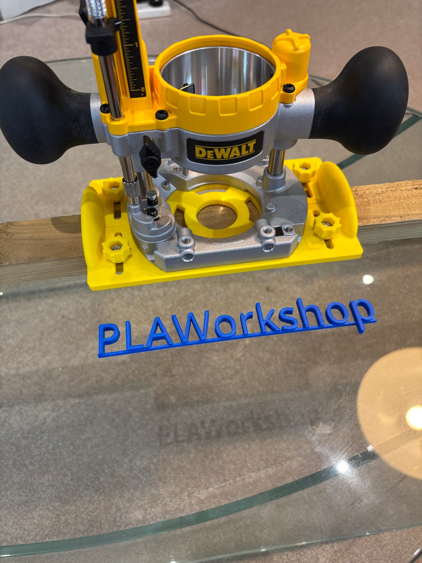 Dewalt DNP612 / DCW600 / DCW611 Router Plunge Base Jig for making mortises / slot mortises / grooves
