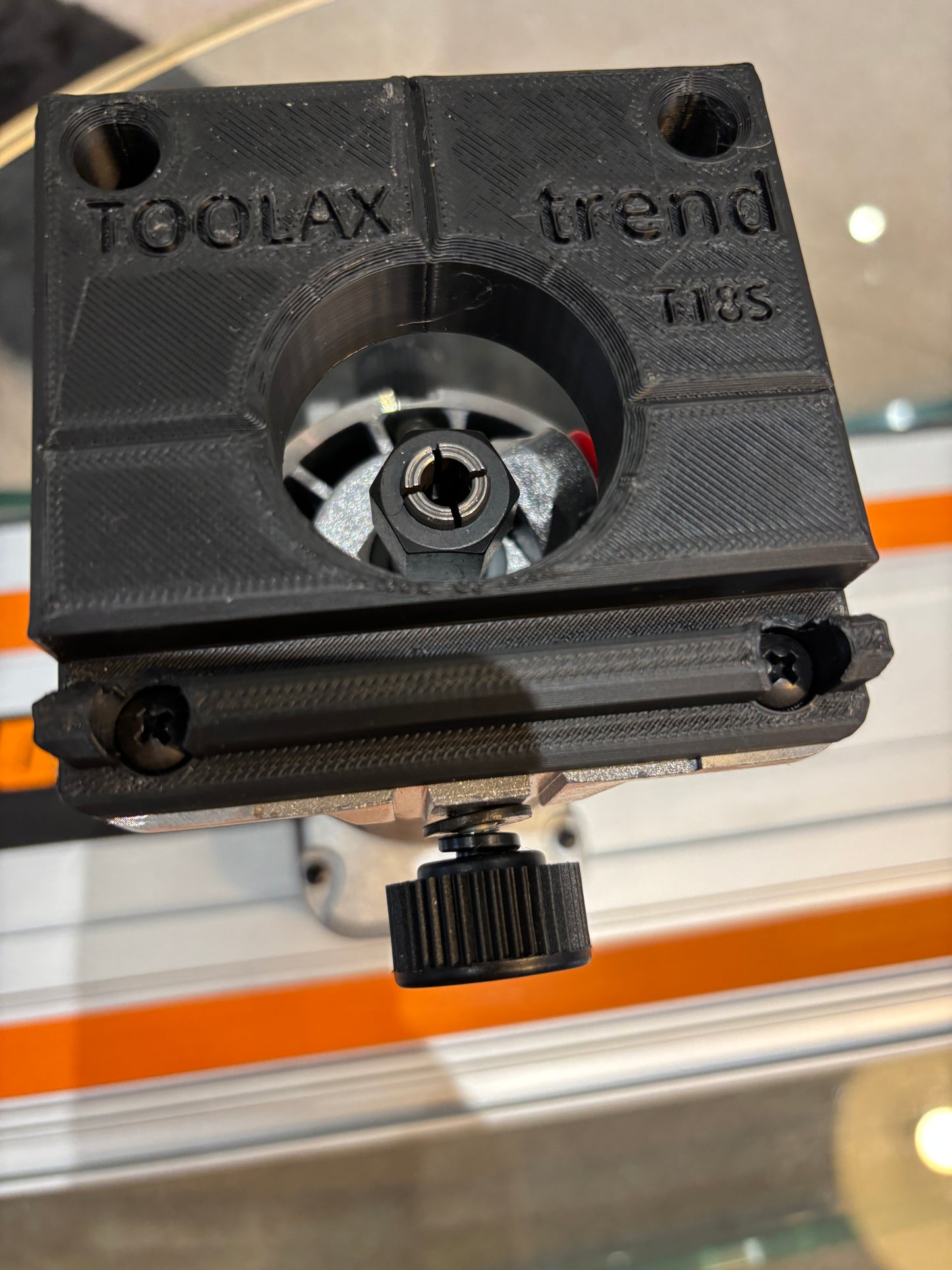 Trend T18S / R 14B Trim Router Guide Rail Adapter to Triton Track / Guide Rail