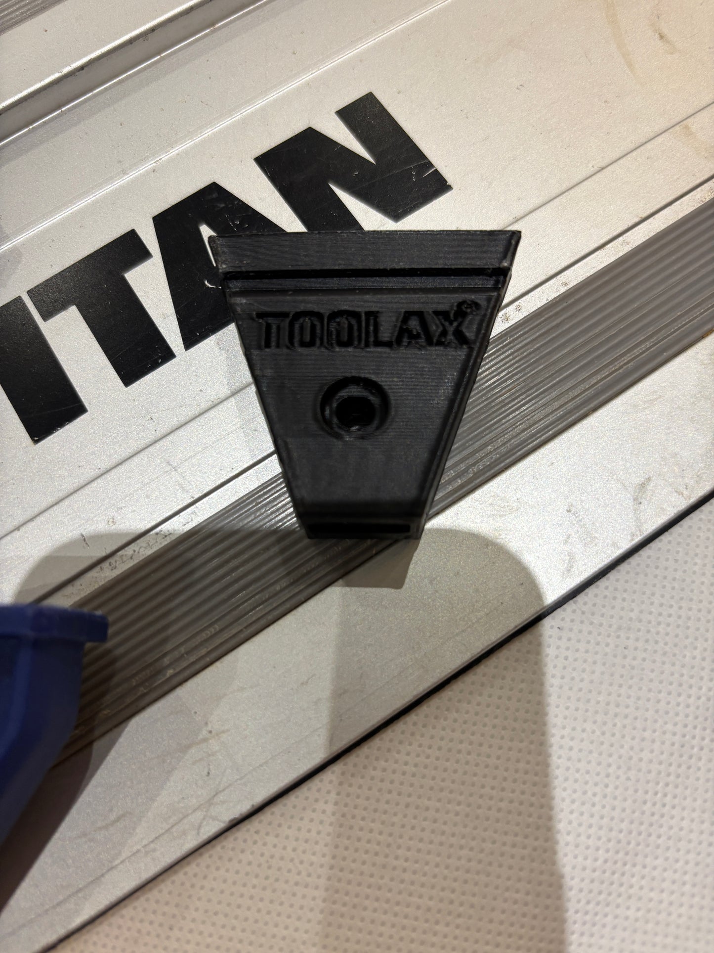 TOOLAX Quick Grip Clamp Adaptor to fit Titan Guide Rail with Riser block
