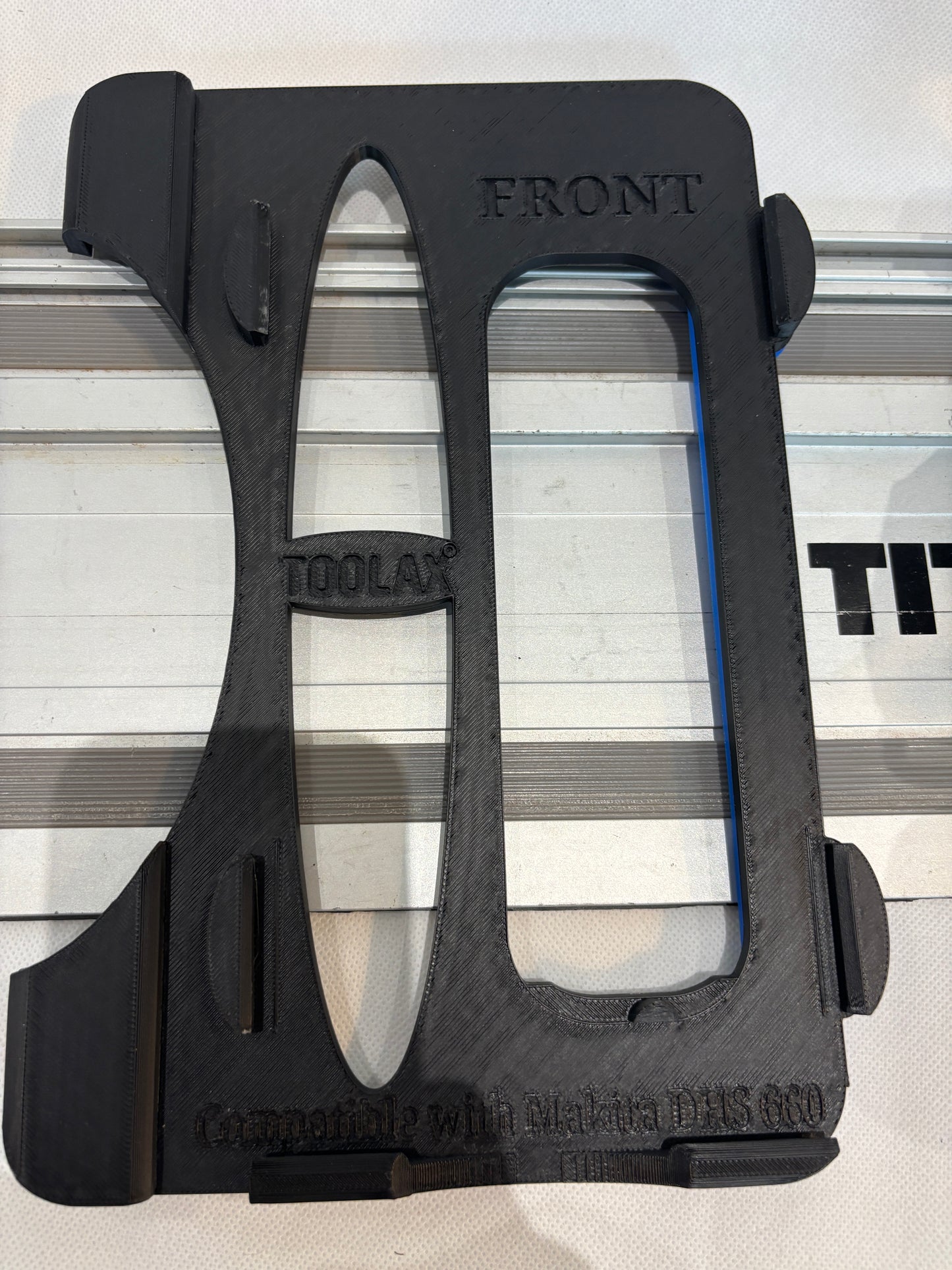 TOOLAX Adaptor Base / Skid plate compatible with Makita DHS660 / XSH04 Circular saw to fit Titan Guide Rail