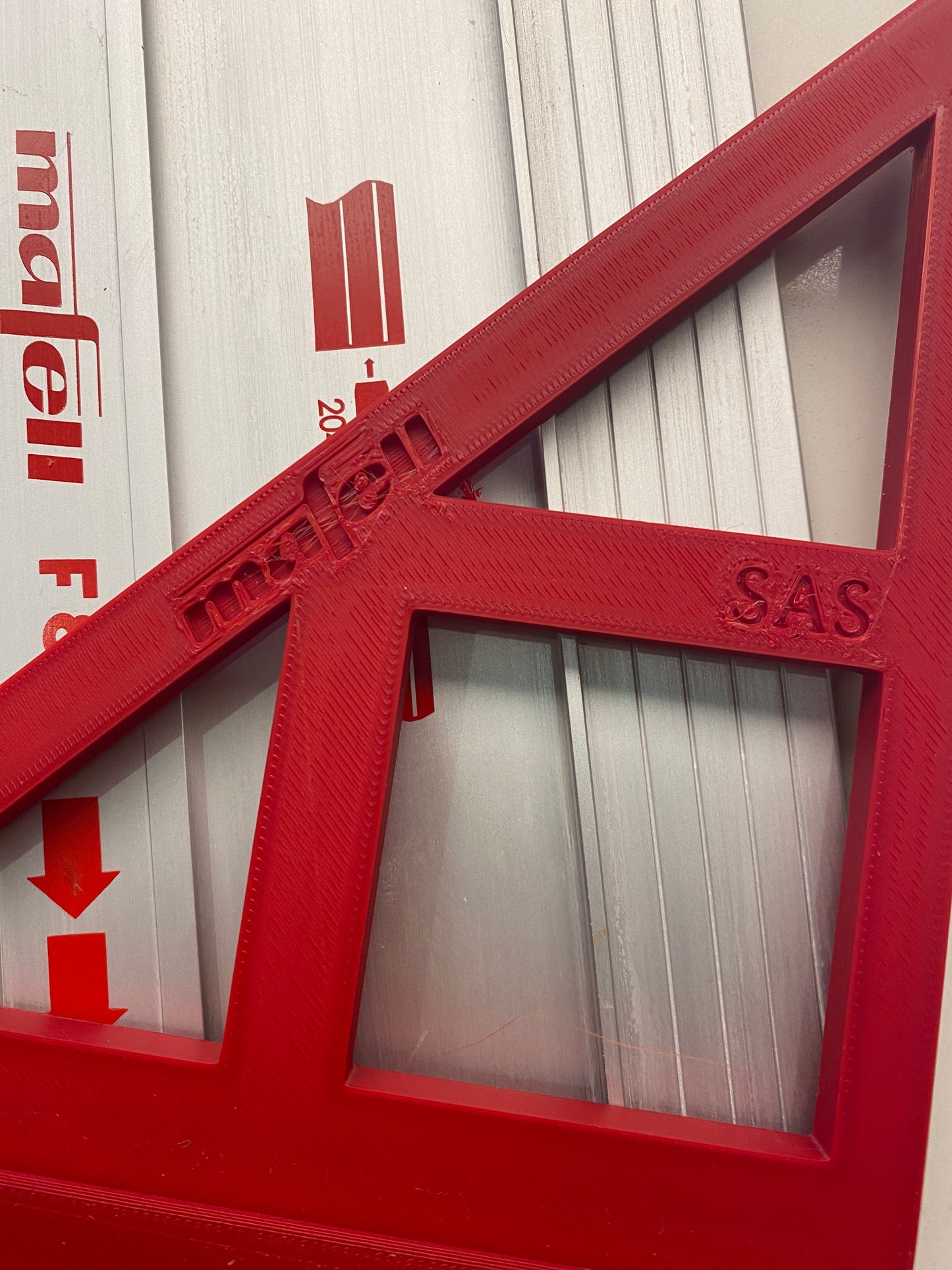 TOOLAX Large Guide Rail Square with 45 & 90 Degree Stops to fit Mafell Rail