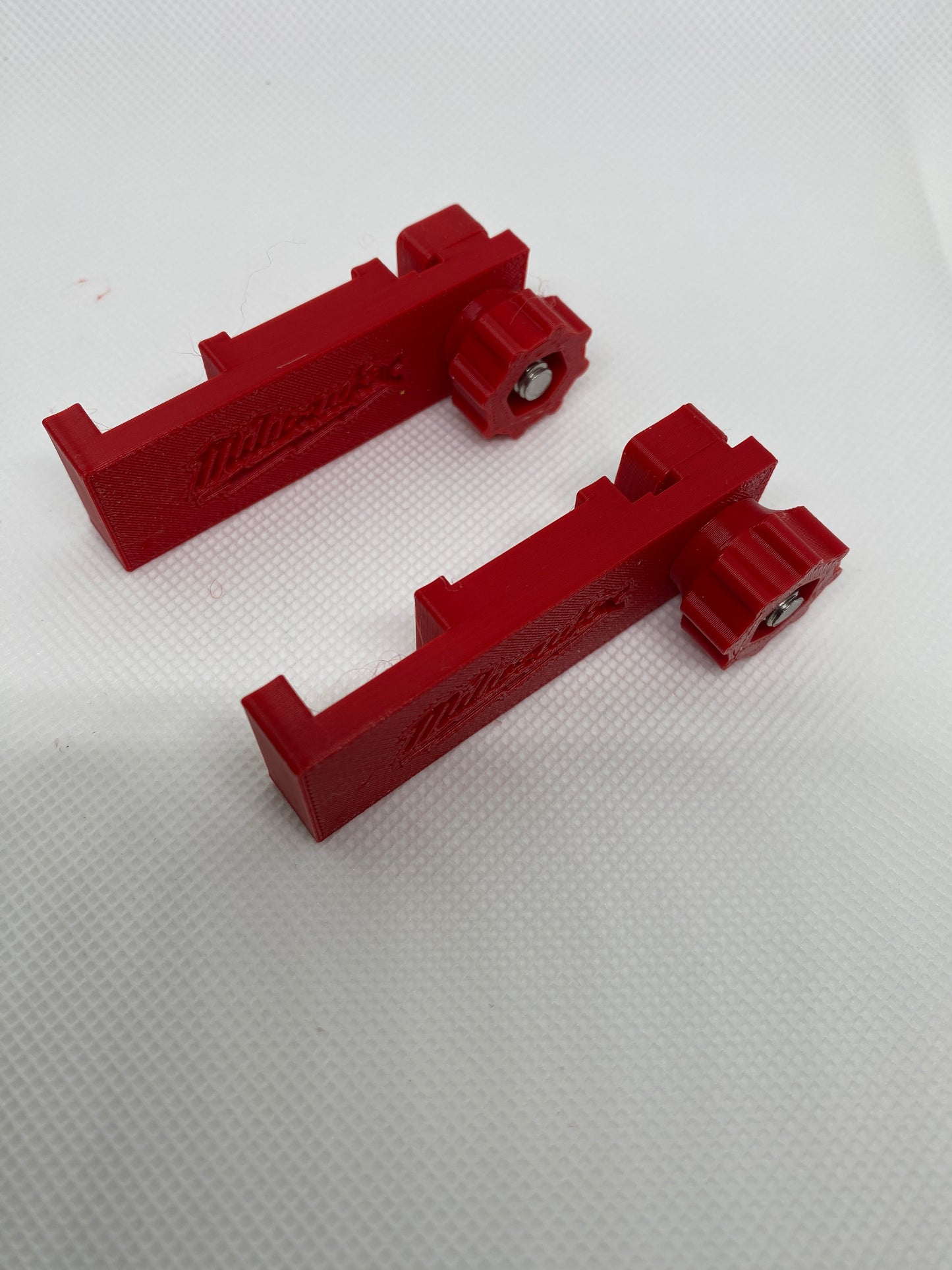 Plunge Stops /Guide Rail Stops / Track Limits / Anti Kickback / Repetitive Cuts 1 PAIR to fit Milwaukee Guide Rail