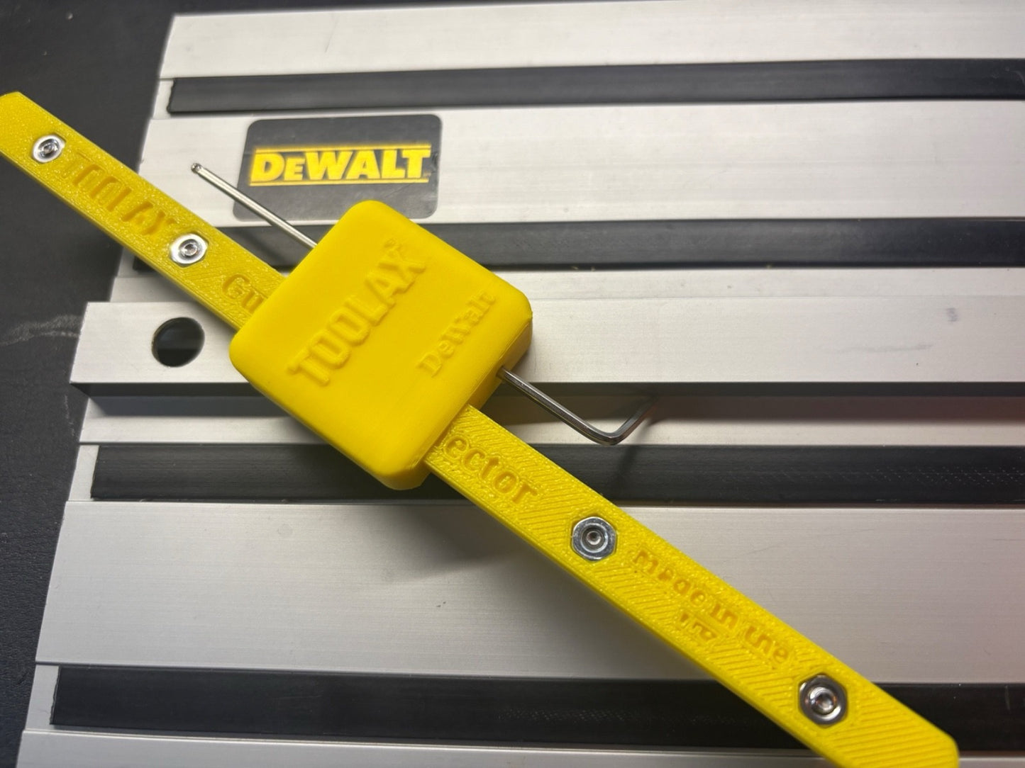 1 Set of Dewalt Guide Rail Connector Joining Bar - Fast, Precise & Secure