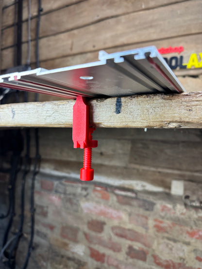 TOOLAX Track Saw Bundle for Mafell G-Clamp All-In-One + 45&90 Degree Angle Guide Rail Stop