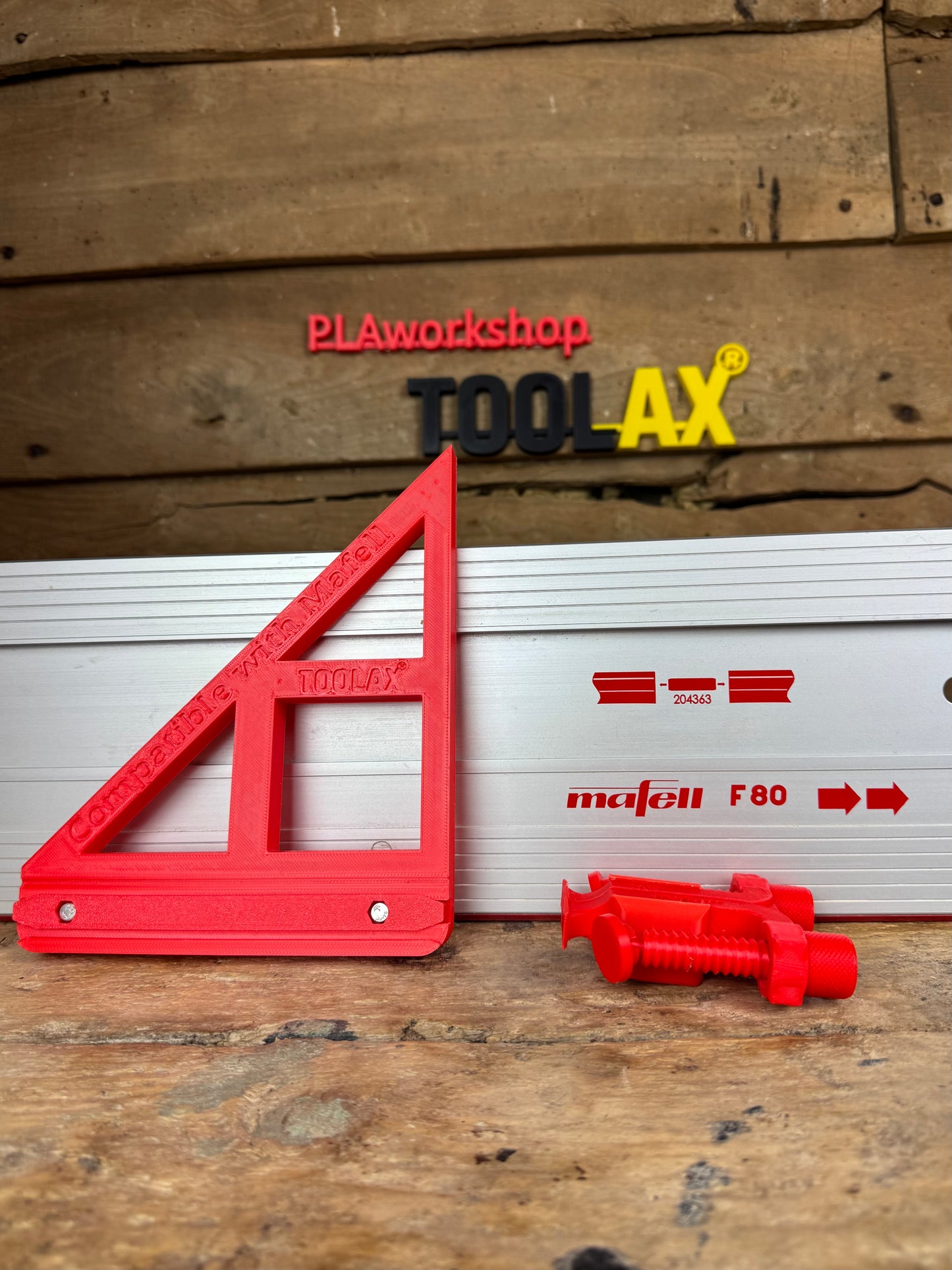 TOOLAX Track Saw Bundle for Mafell G-Clamp All-In-One + 45&90 Degree Angle Guide Rail Stop