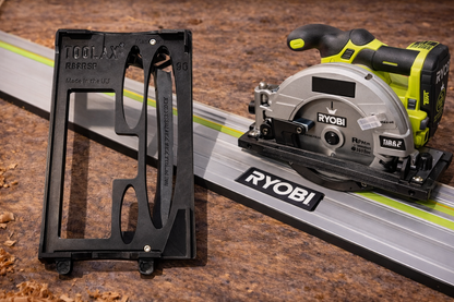 45° & 90° Cuts – TOOLAX Skid Plate for Ryobi R18CSP Circular Saw – Compatible with Ryobi Guide Rails