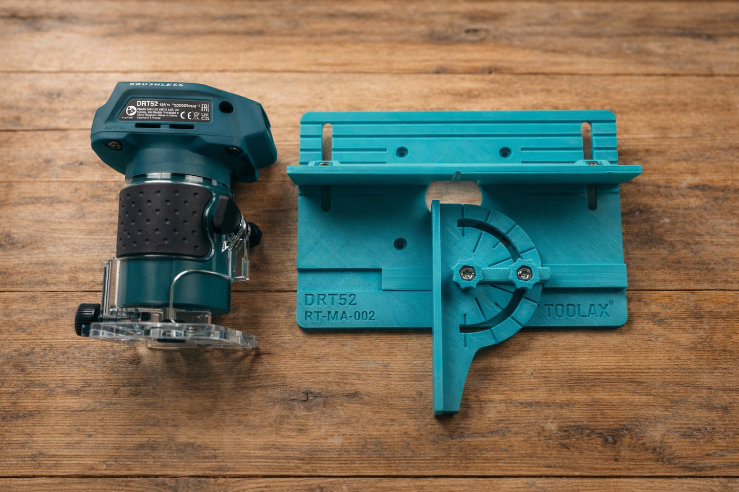TOOLAX Mini Router Table Insert for Makita – Workbench-Compatible | Made in the UK