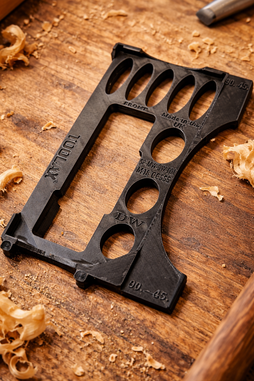 TOOLAX Skid Plate for Milwaukee M18 CCS55 – Compatible with DeWalt Guide Rails – Enables Accurate 45° & 90° Cuts