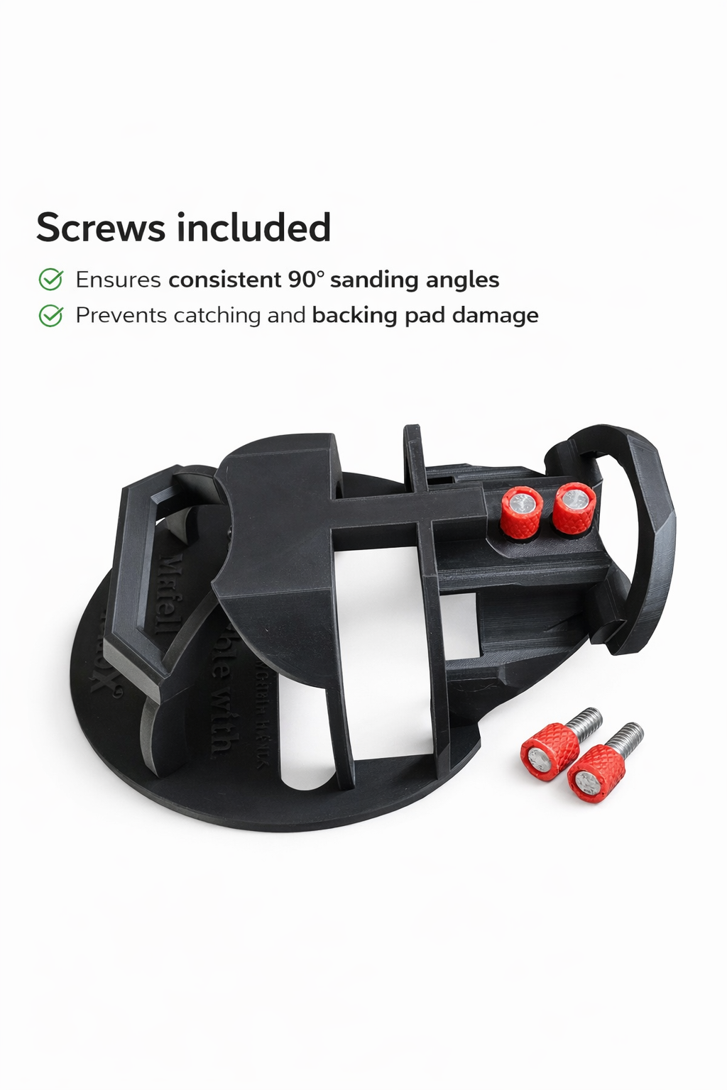 TOOLAX attachment for Mafell UT 15E 90 deg Edge Sander | Positioning Aid with Fixings