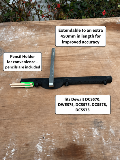 Circular Saw Guide Rip Fence Extender for Dewalt DCS570, DWE575, DCS575, DCS578, DCS573