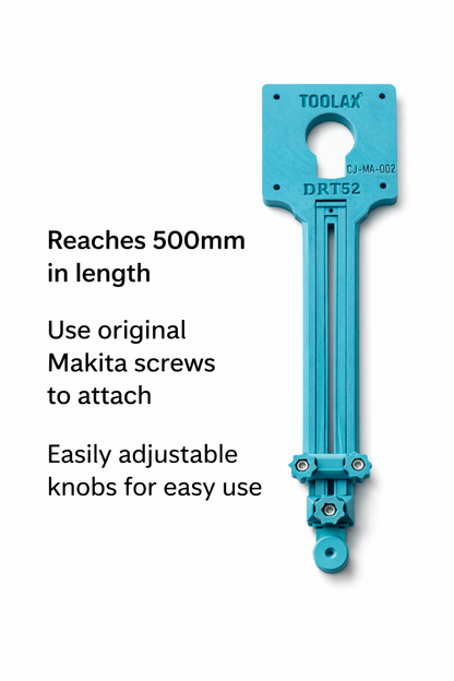 TOOLAX Cutting Jig Compatible with Makita DRT52 Router