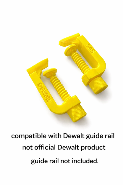 TOOLAX G-Style Clamps – Compatible with Dewalt Track Saw Guide Rails