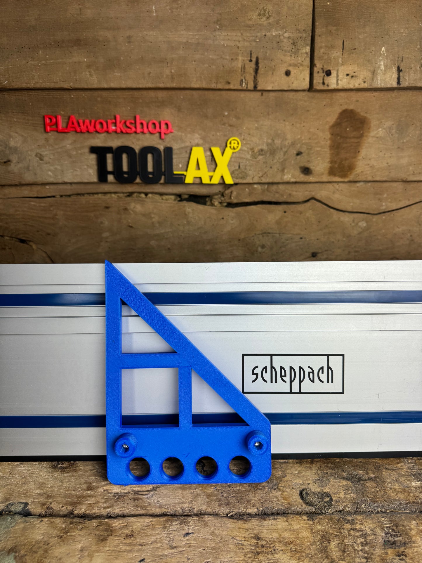 TOOLAX 45 & 90 Degree Large Angle Bevel stop for Scheppach Guide Rail