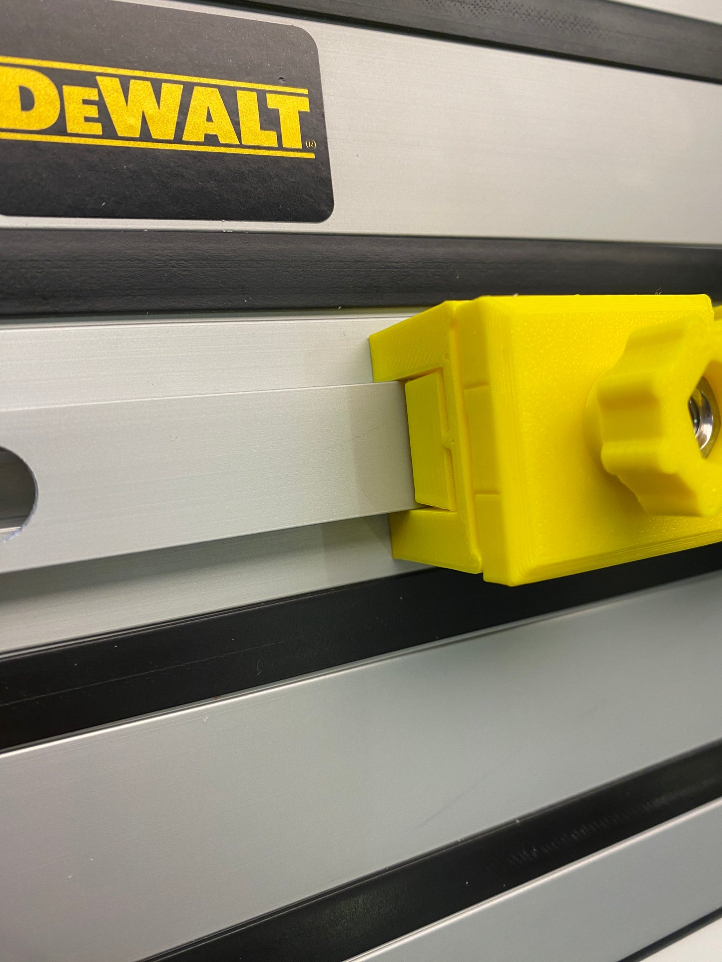 Plunge Stops /Guide Rail Stops / Track Limits / Anti Kickback /  Repetitive Cuts 1 PAIR to fit Dewalt Guide Rail