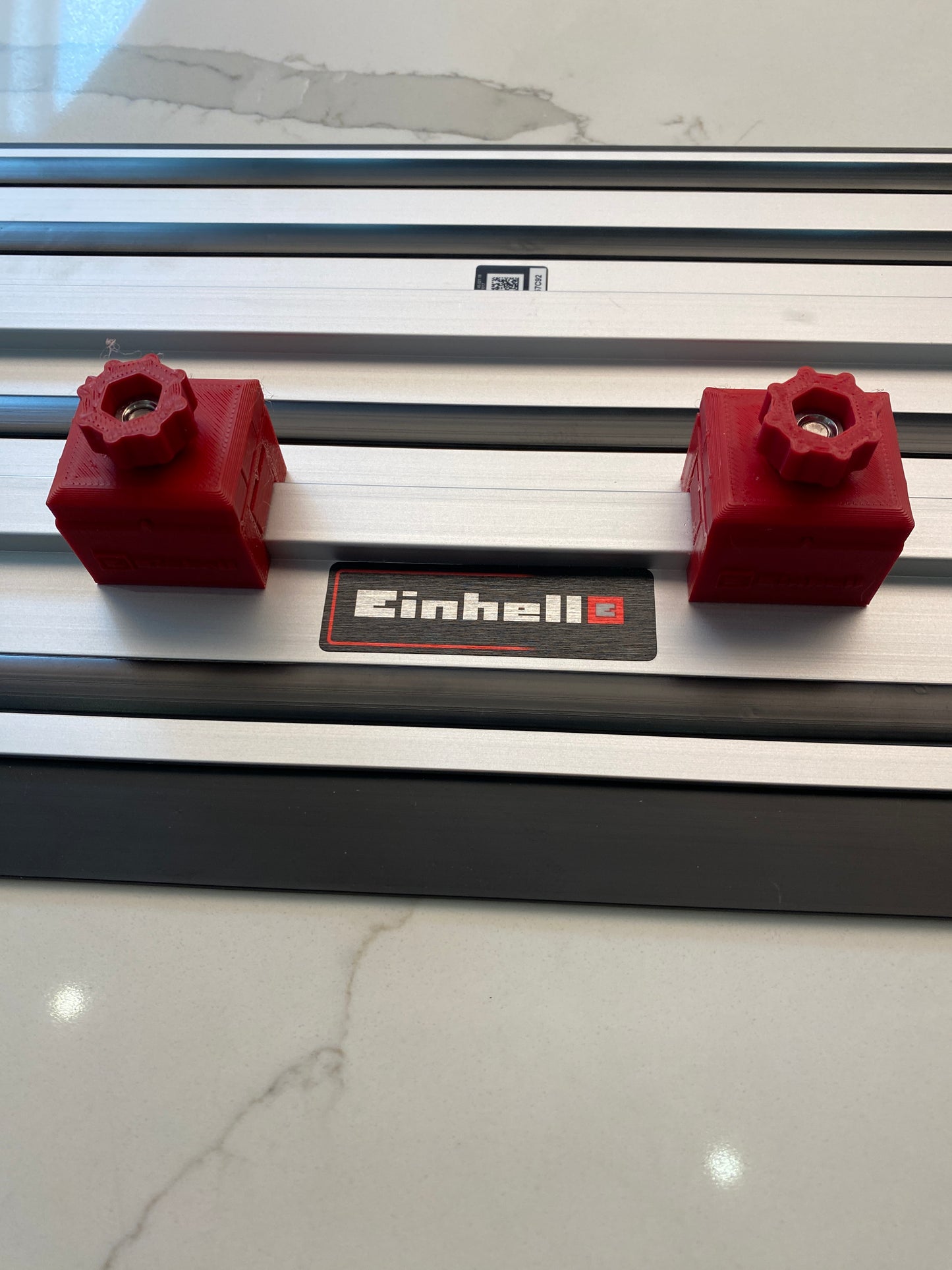 Plunge Stops /Guide Rail Stops / Track Limits / Anti Kickback /  Repetitive Cuts 1 PAIR to fit Einhell Guide Rail