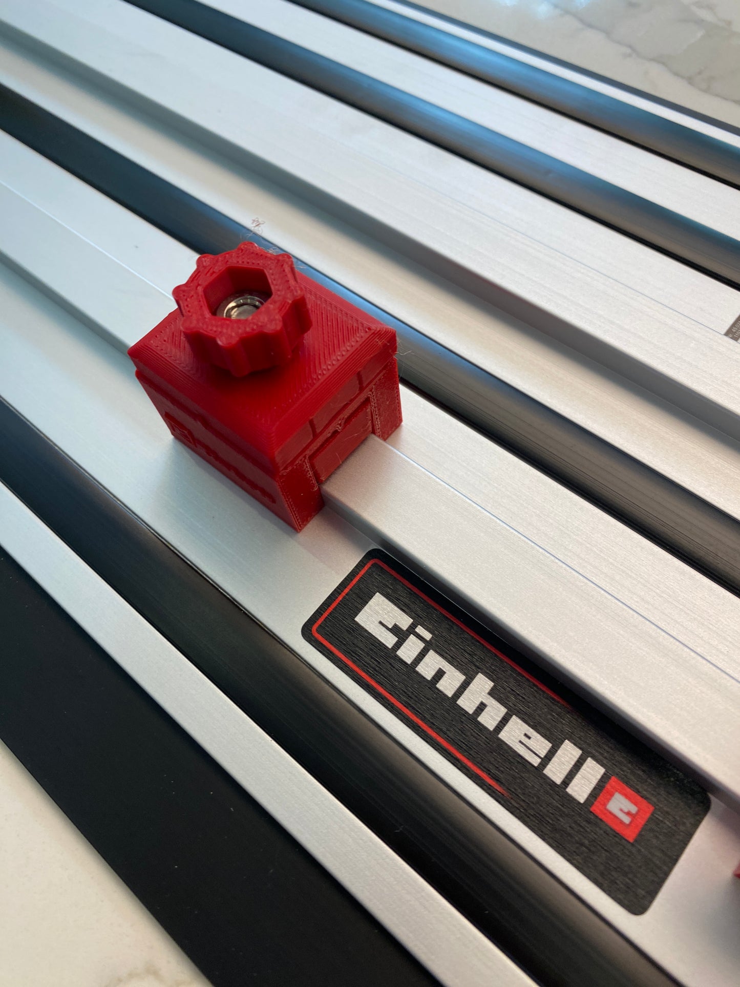 Plunge Stops /Guide Rail Stops / Track Limits / Anti Kickback /  Repetitive Cuts 1 PAIR to fit Einhell Guide Rail