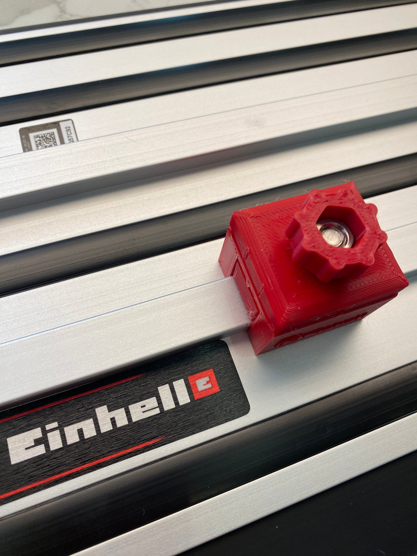 Plunge Stops /Guide Rail Stops / Track Limits / Anti Kickback /  Repetitive Cuts 1 PAIR to fit Einhell Guide Rail