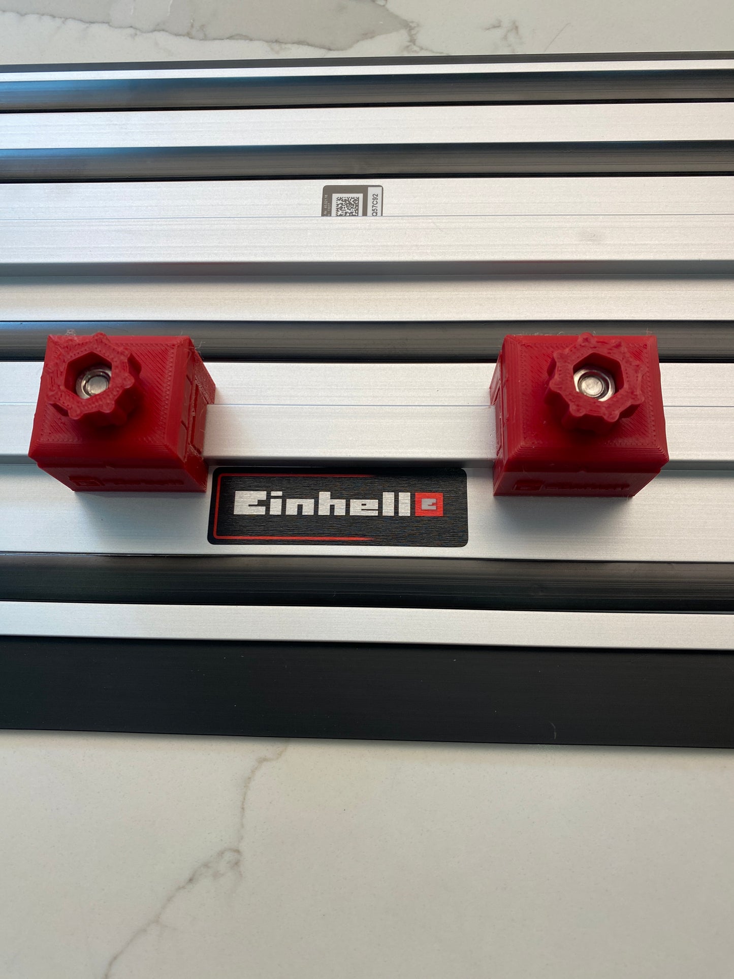 Plunge Stops /Guide Rail Stops / Track Limits / Anti Kickback /  Repetitive Cuts 1 PAIR to fit Einhell Guide Rail