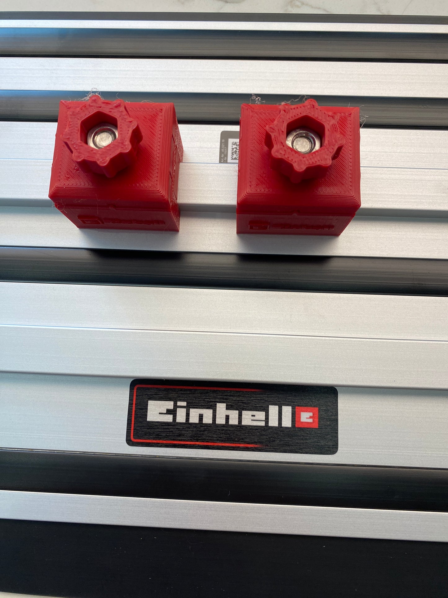 Plunge Stops /Guide Rail Stops / Track Limits / Anti Kickback /  Repetitive Cuts 1 PAIR to fit Einhell Guide Rail