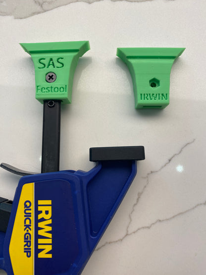 TOOLAX Adaptor Set (2-Pack) – Fits Festool Guide Rail - Irwin Quick-Grip Clamps