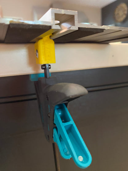 Dewalt track Saw FSN guide rail clamp feet - to fit Wolfcraft clamp (PK-2)