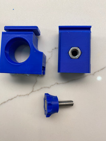 Bosch track Saw FSN guide rail clamp adaptor feet - to fit Bessey Clamp