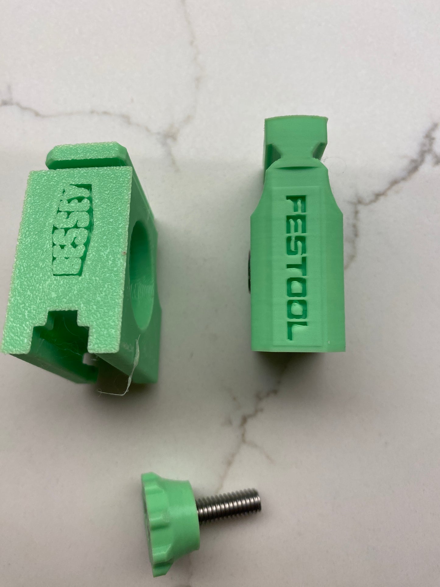 Festool track saw guide rail clamp adaptor feet - to fit Bessey Clamp