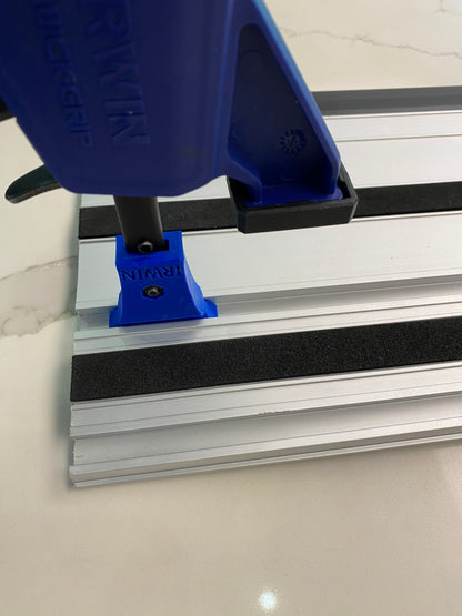 Scheppach track saw guide rail clamp feet (PK 2) - For Irwin Quick Grip