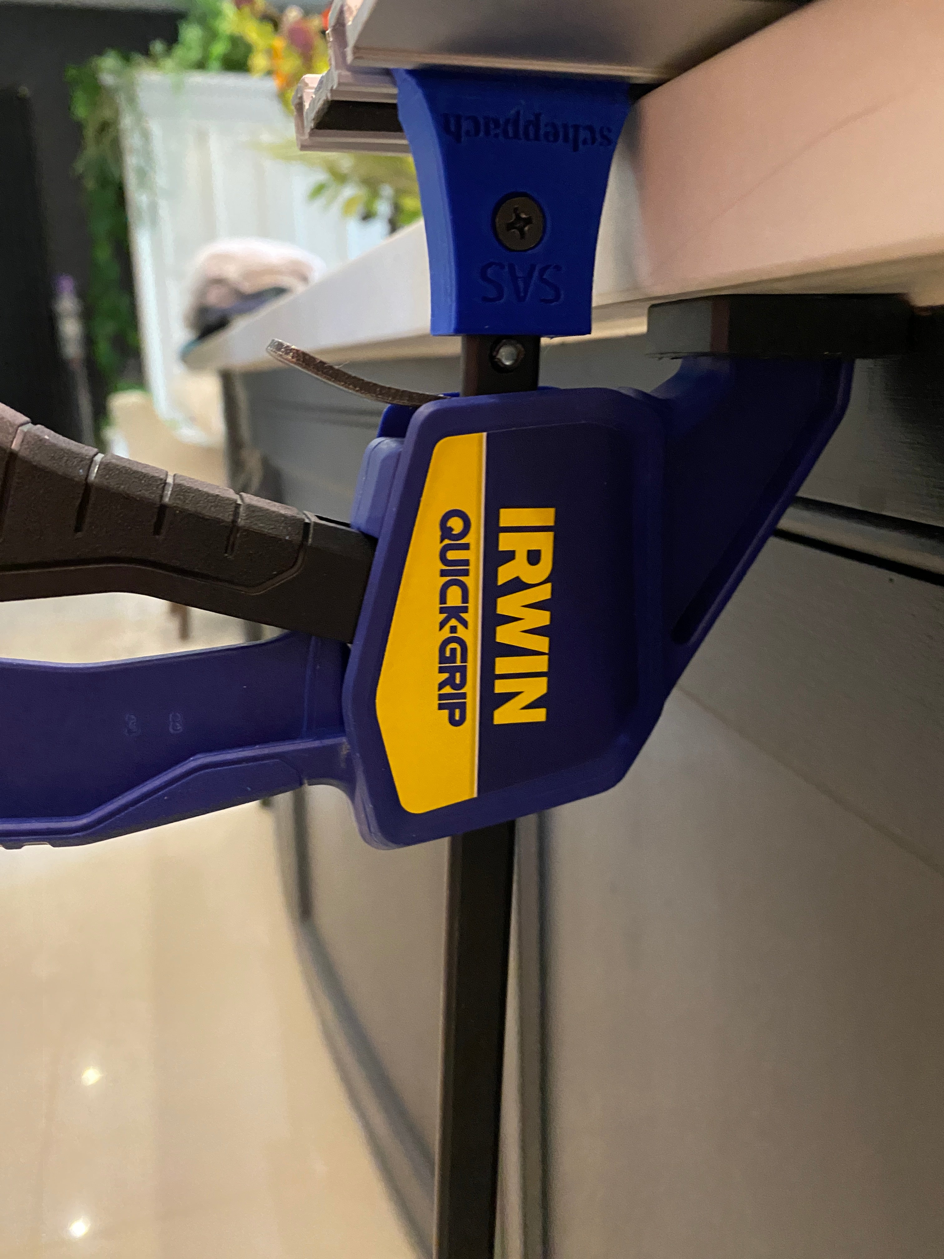 Scheppach track saw guide rail clamp feet (PK 2) - For Irwin Quick Grip
