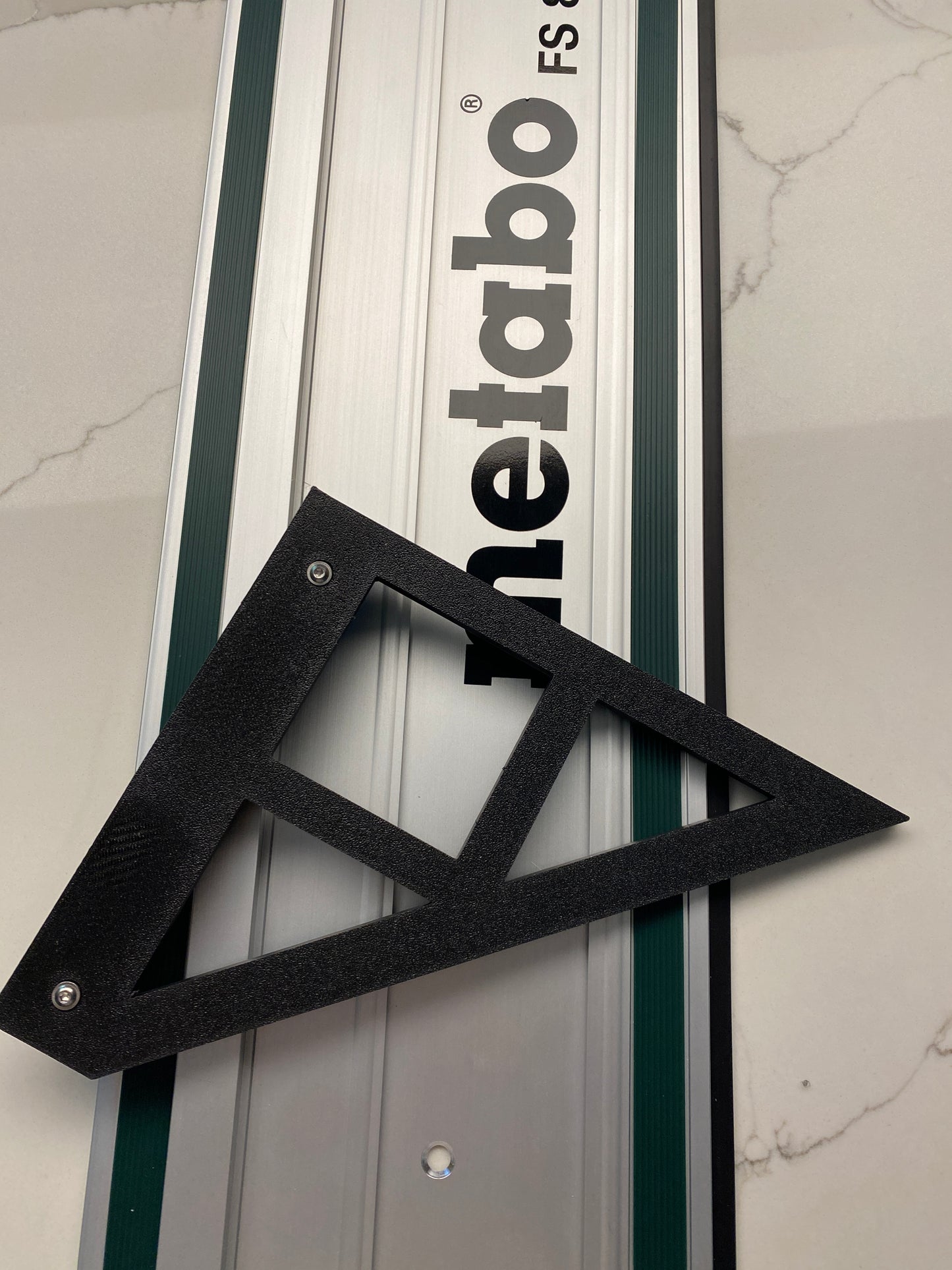 Large Angle Bevel Rail Guide With 45 & 90 Degree Stops To Fit Metabo Rail