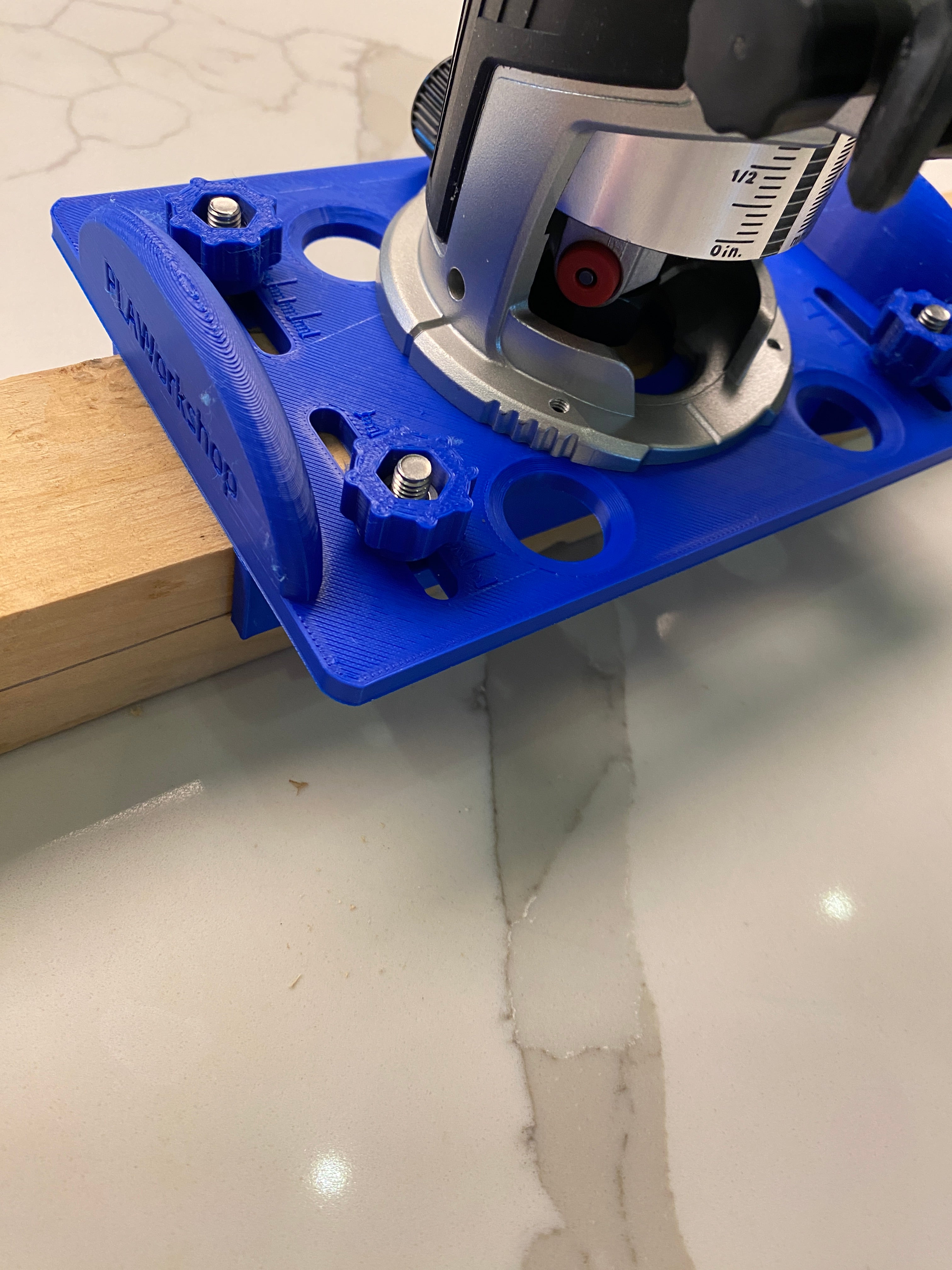 Makita DRT50 RT0700 RT0702 router base jig for making mortises