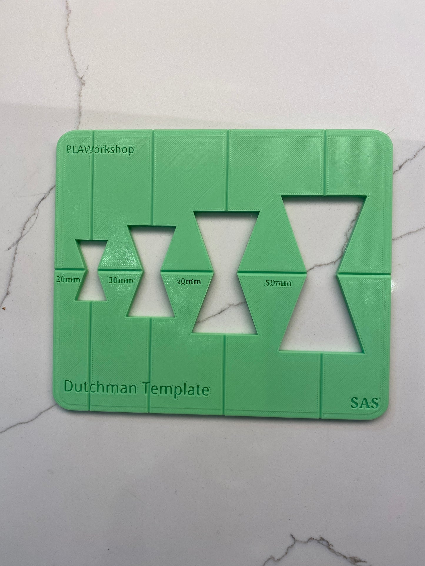 Router Jig Template for Woodworking to make a Dutchman or Bow Tie Inlay