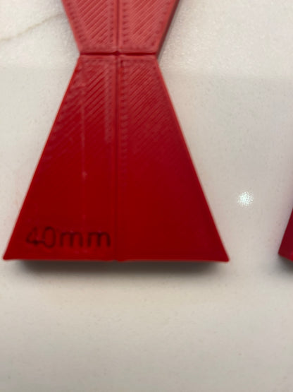 TOOLAX Router Jig Template for Woodworking to make a Dutchman or Bow Tie Inlay