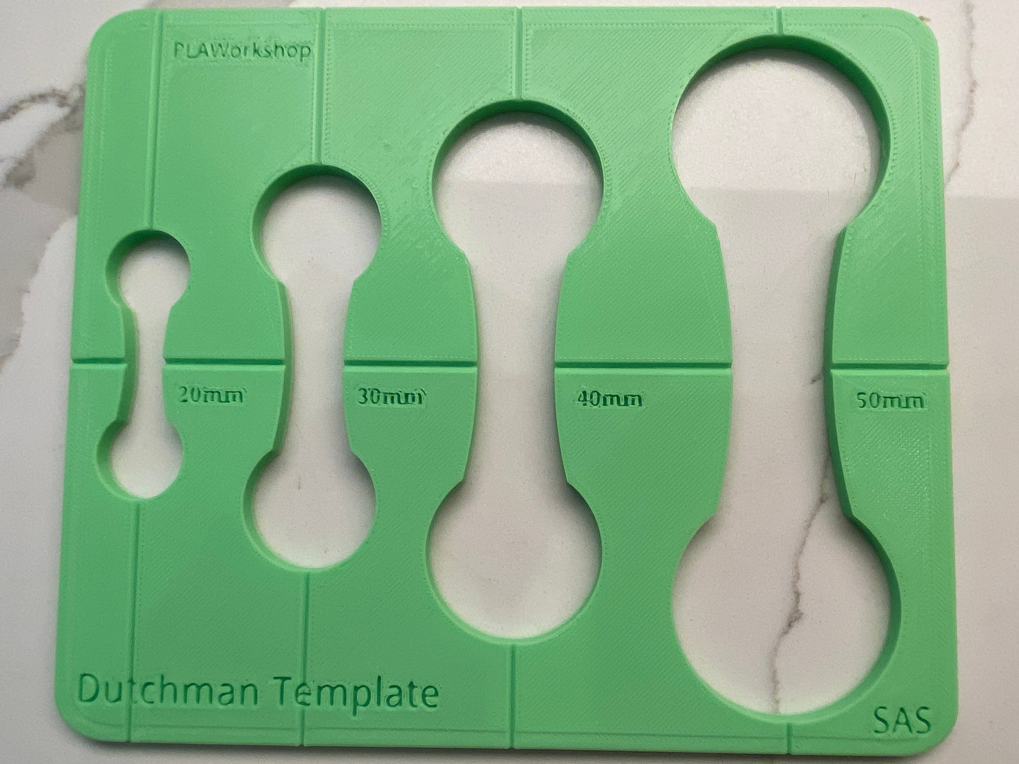 Router Jig Template for Woodworking to make a Dutchman or Bow Tie Inlay