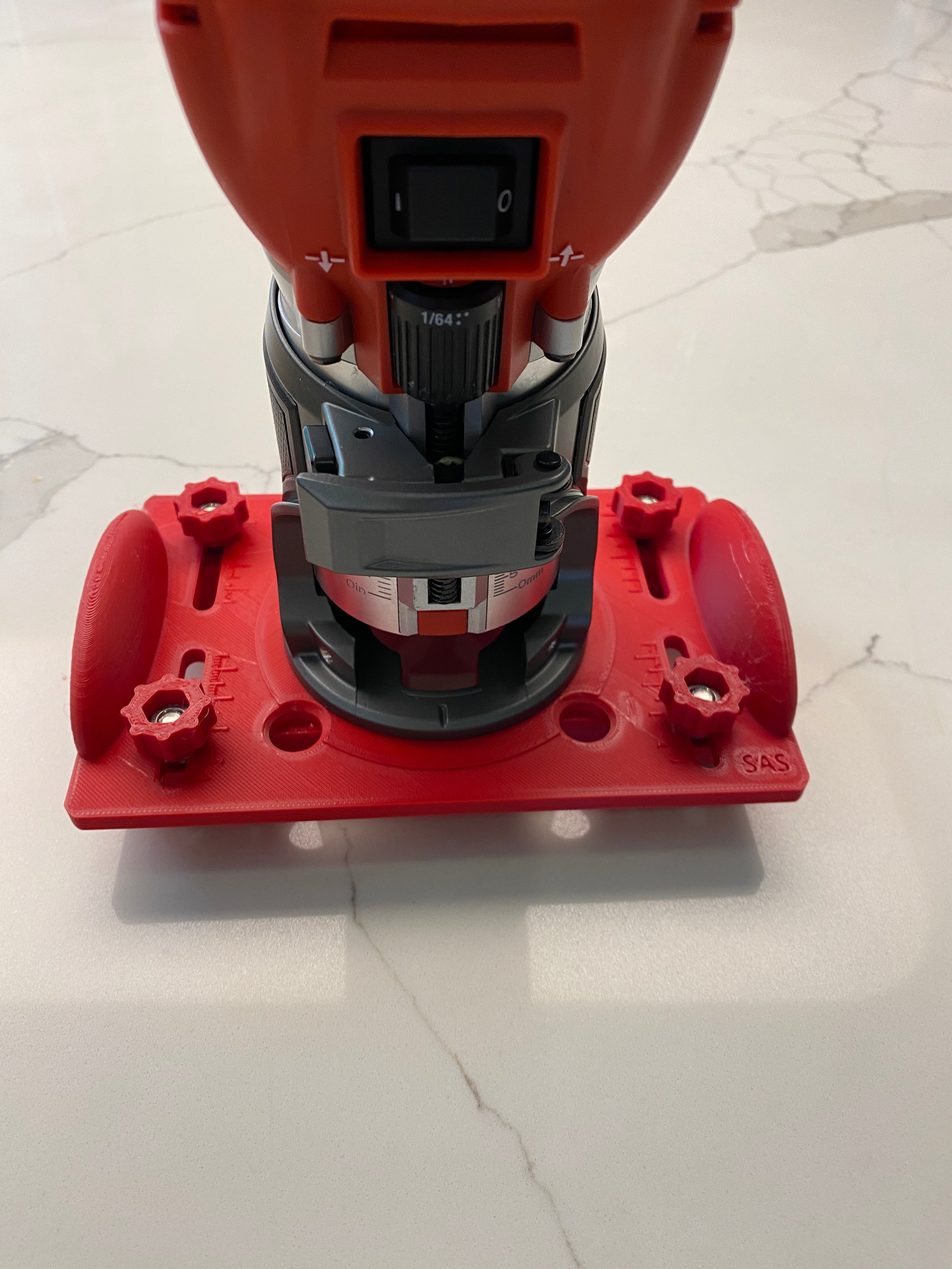 Milwaukee M18 FUEL router base jig for making mortises / slot mortises ...