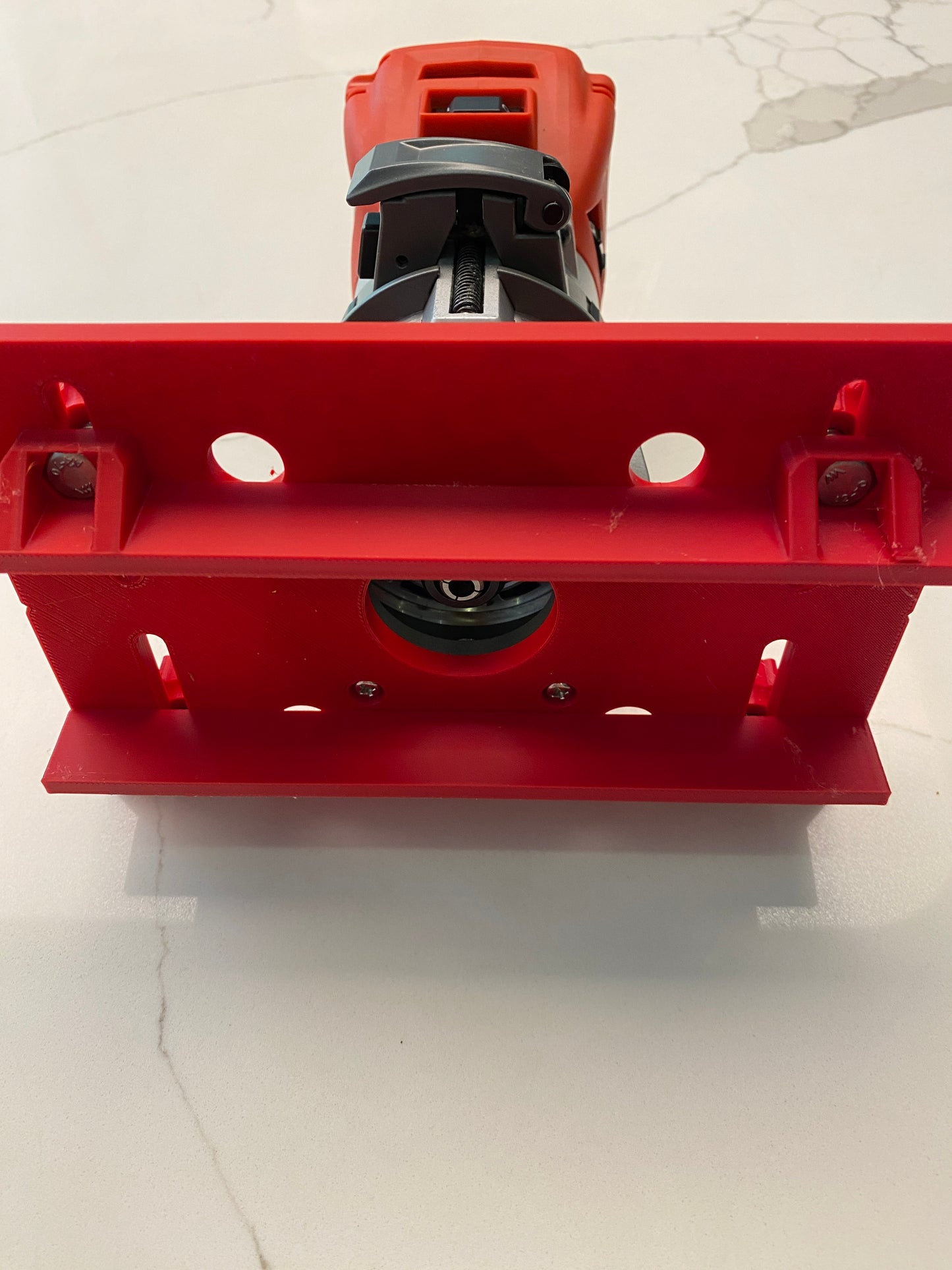 Milwaukee M18 FUEL router base jig for making mortises / slot mortises / grooves