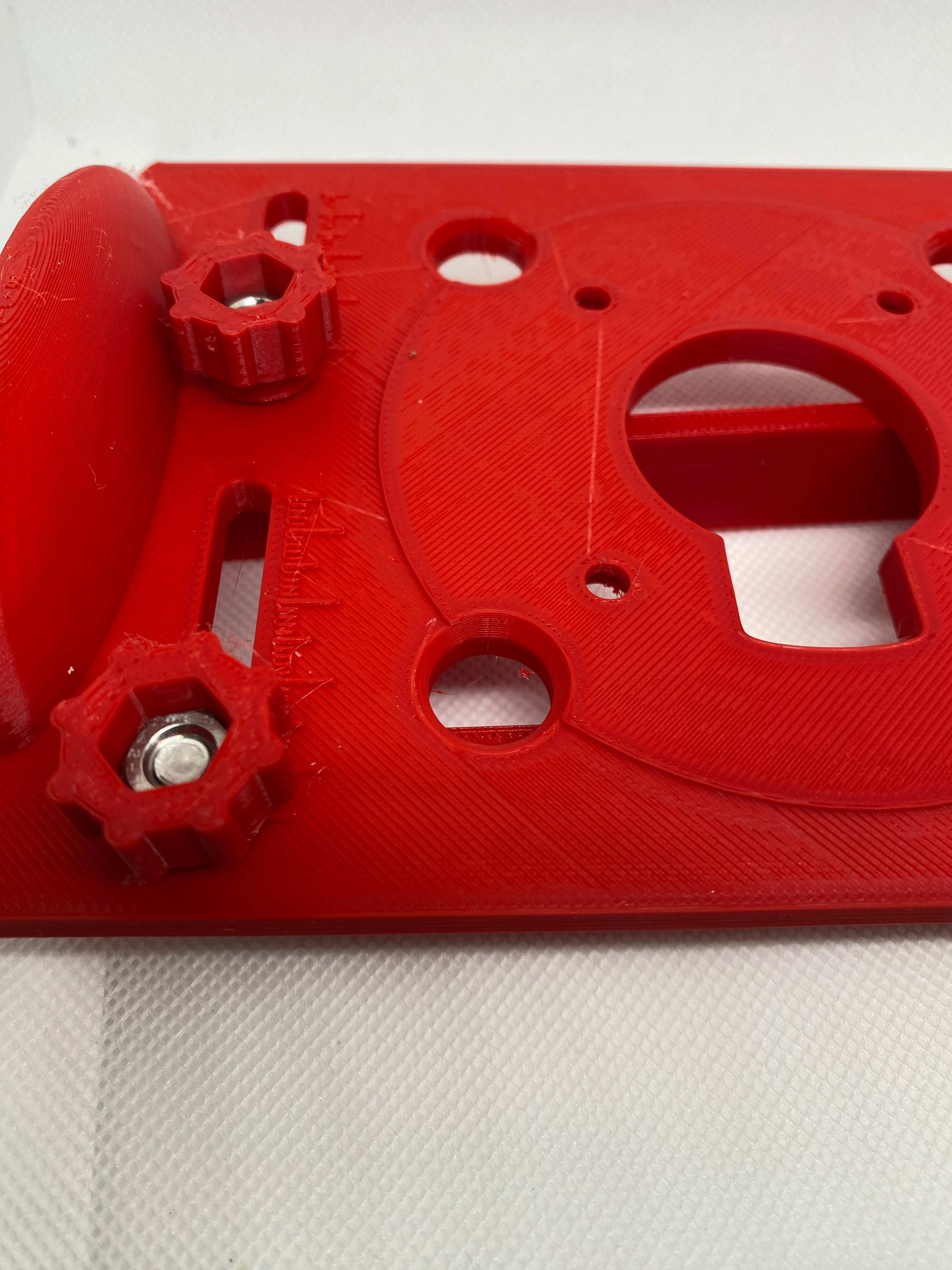 Milwaukee M18 FUEL router base jig for making mortises / slot mortises / grooves