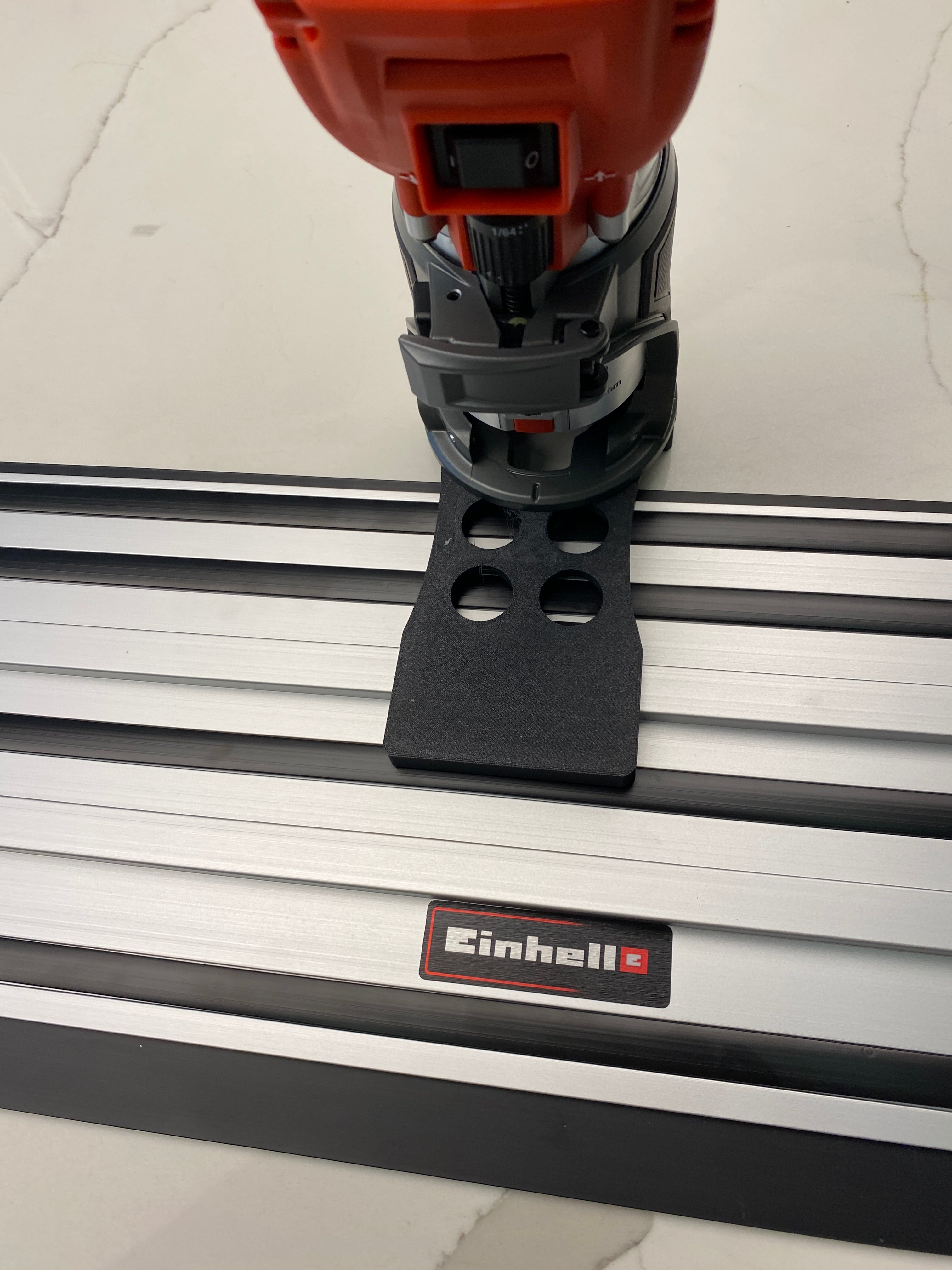 Milwaukee Router M18 FUEL Plunge Base Guide Rail Adapter for Einhell g ...