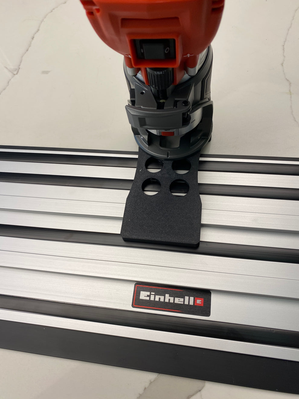 Milwaukee Router M18 FUEL Plunge Base Guide Rail Adapter for Einhell g ...