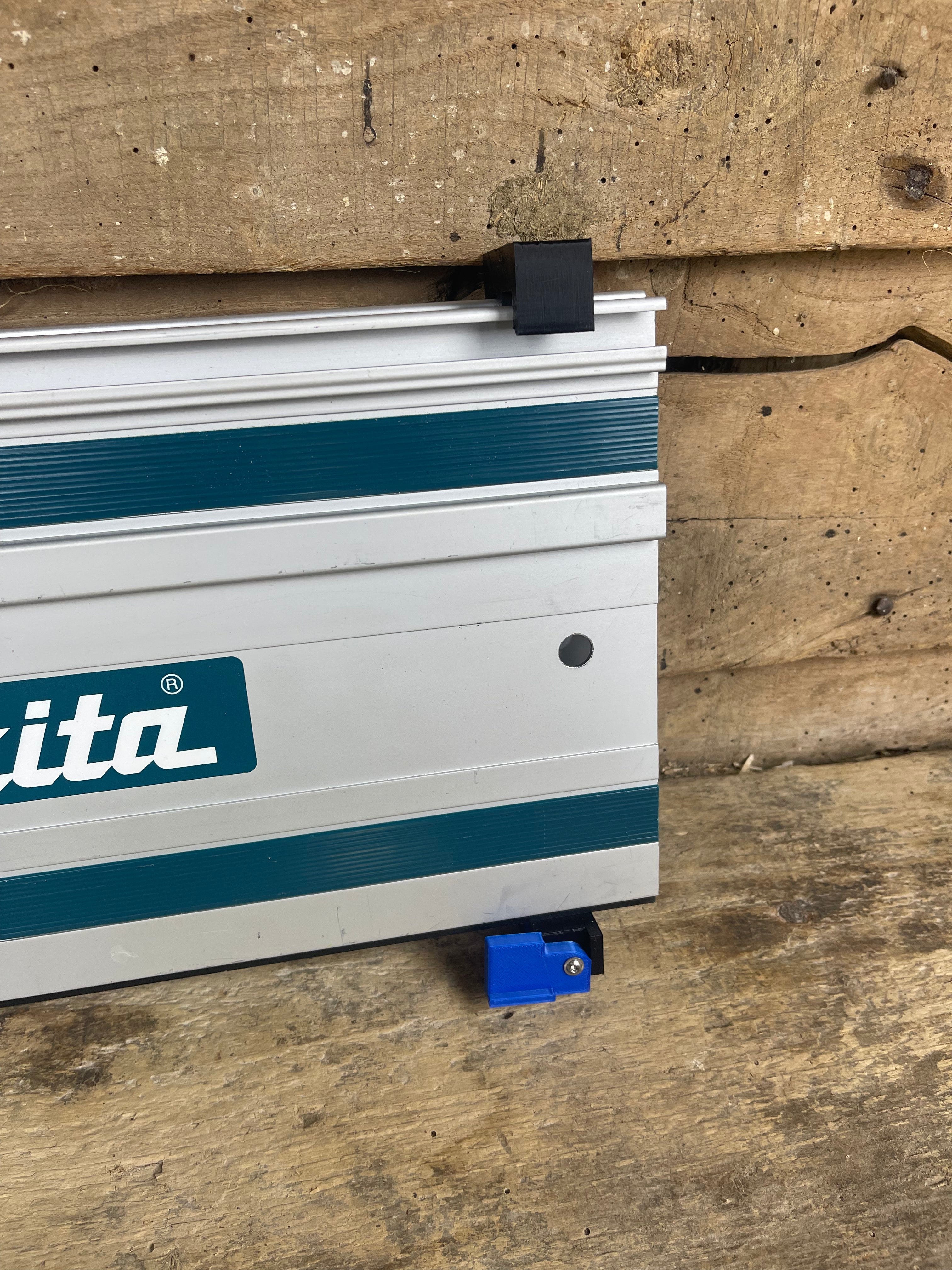 TOOLAX Double Decker Wall Mounting Brackets compatible with Makita Guide Rail Track/Track Saw
